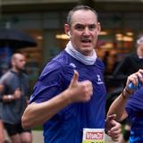 Big Mich runs to kick
