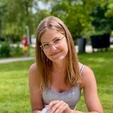 Astrid voor Team Warre