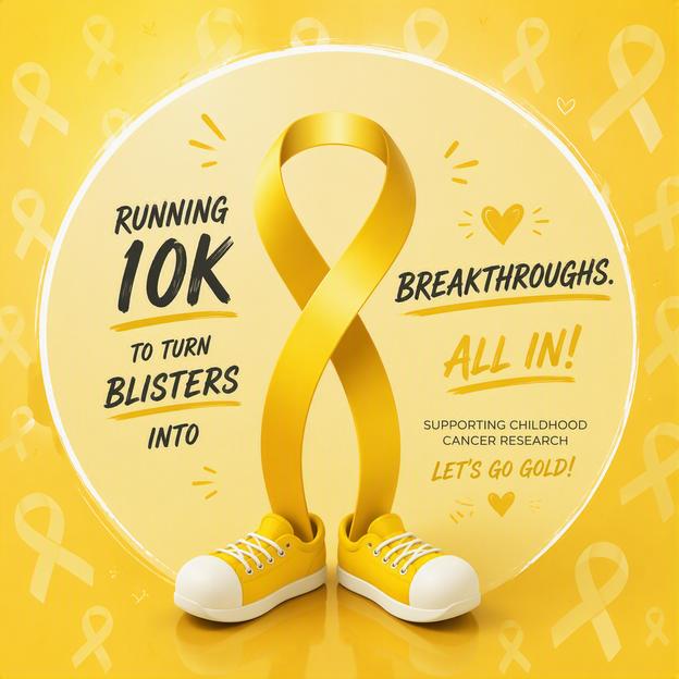 Running 10K to turn blisters into breakthroughs💛... All in !