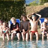 Jeroen, Anne, Eva, Lukas, Lars & Otto voor Warre