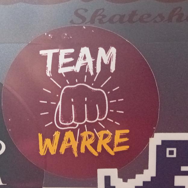 Delphine voor Team Warre