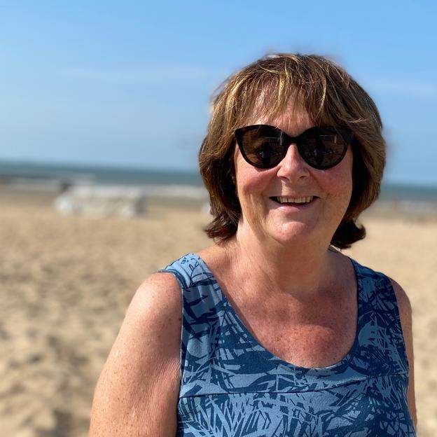 Monique voor Team Warre