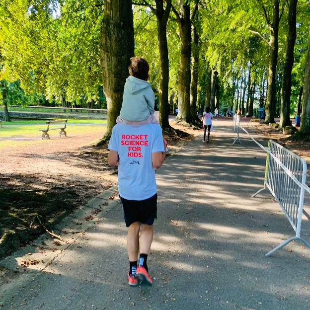 This year I will run myself and kick too!