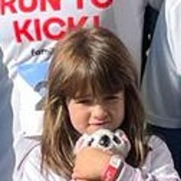 Olivia is our mini kicker