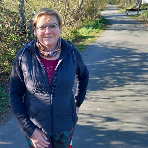 Mireille en marche contre le cancer des enfants