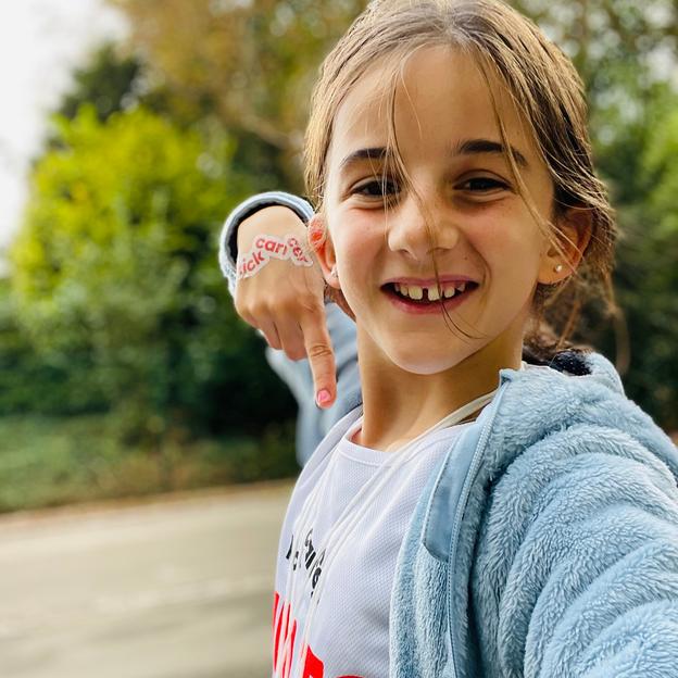 Alexia running for kids