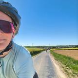 Liselotte voor Team Warre
