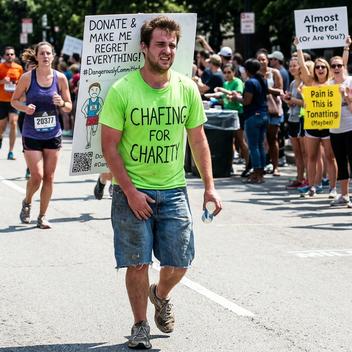 Chafing for charity