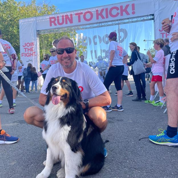 Phil running for kids