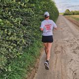 Katrien running for the cure