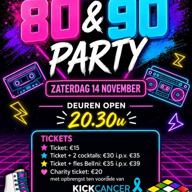 80&90 party t.v.v. Kickcancer