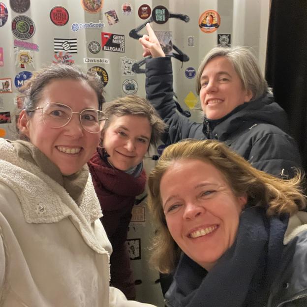 Vanessa voor Team Warre