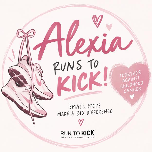 Alexia runs to KICK!