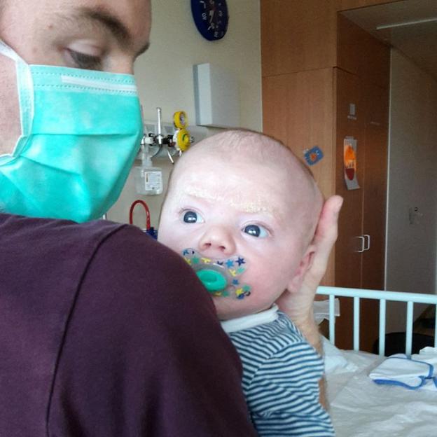 Papa et Romane pour Luca ⭐️