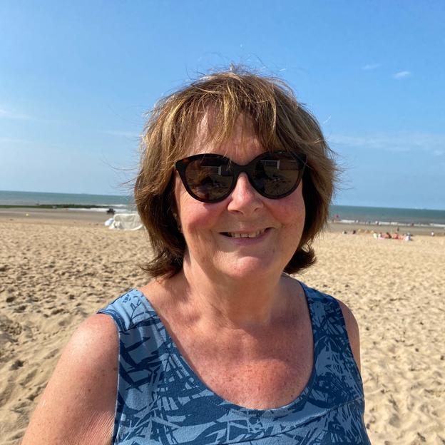 Monique voor Team Warre