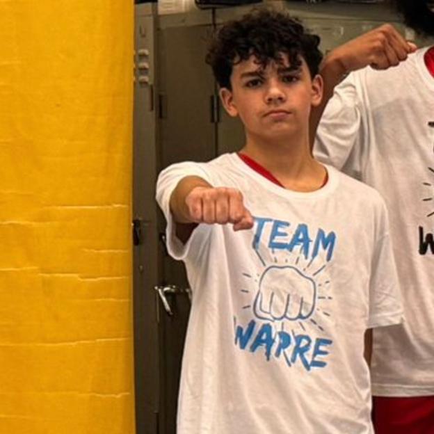Amine Ch voor team Warre