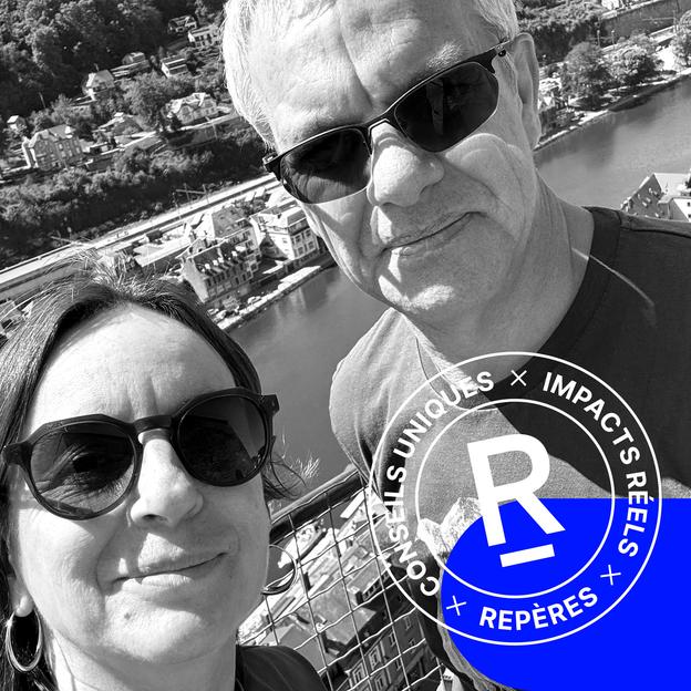 Eric et Hélène (de Repères) courent pour FKK