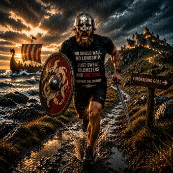 A Viking’s Run for a Cause