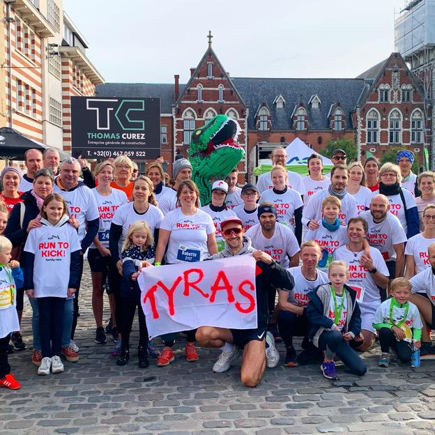Les Tyrannosaures 2023 💚 @ Semi-Marathon de Nivelles