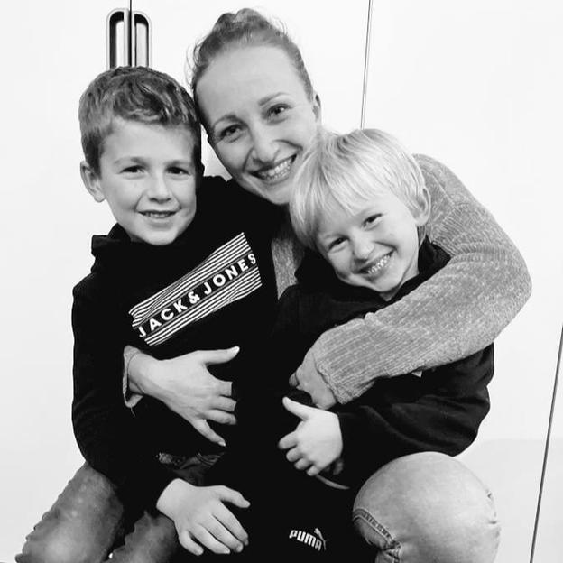 Joyce, trotse tante van Quinn