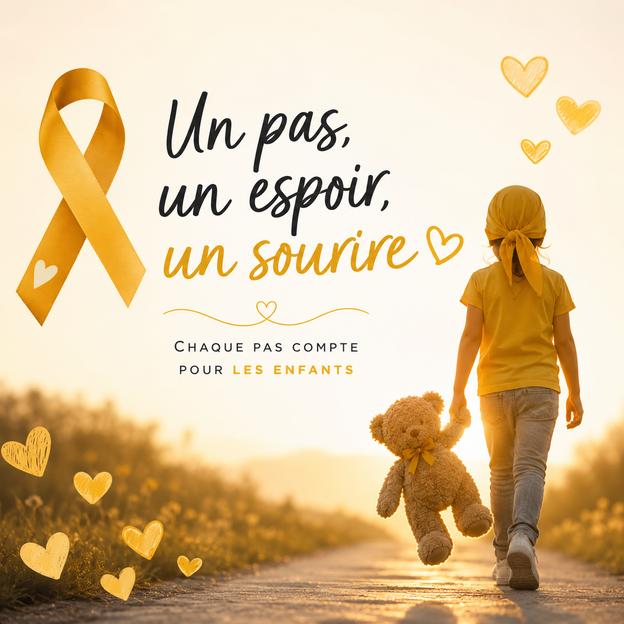 Un pas, un espoir, un sourire💚