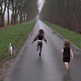 Run to kick with mum!