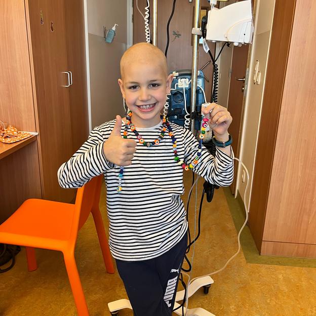 Cette année,  Davina et moi marcherons en soutien aux petits guerriers tellement courageux mais aussi en soutien à ma collègue-amie ❤️