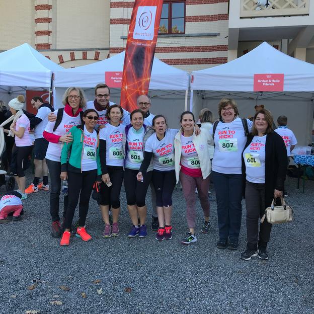 Marianne, walking for the kids!
